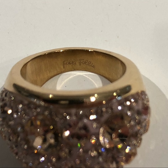 Large Multi-Crystal Ring - Picture 2 of 10